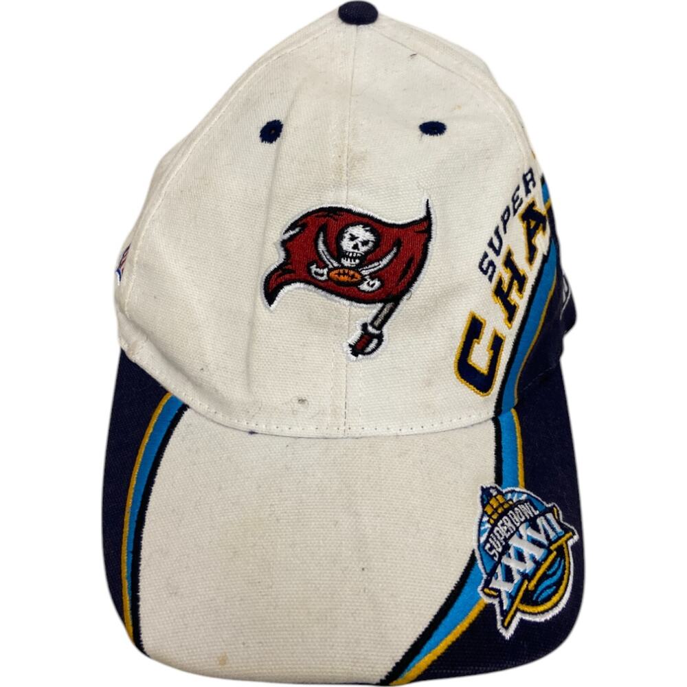 Reebok Retro Tampa Bay Buccaneers Hat Mens NFL 2003 Super Bowl Champions Vintage